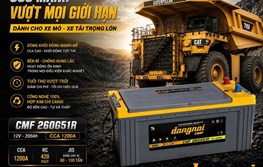 ẮC QUY KHÔ DÀNH CHO XE SIÊU TRƯỜNG, SIÊU TRỌNG CMF 260G51R 12V-200AH 