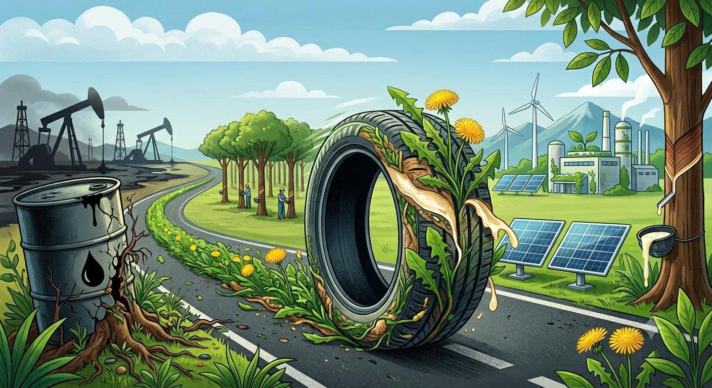 Vật liệu bền vững trong sản xuất lốp xe